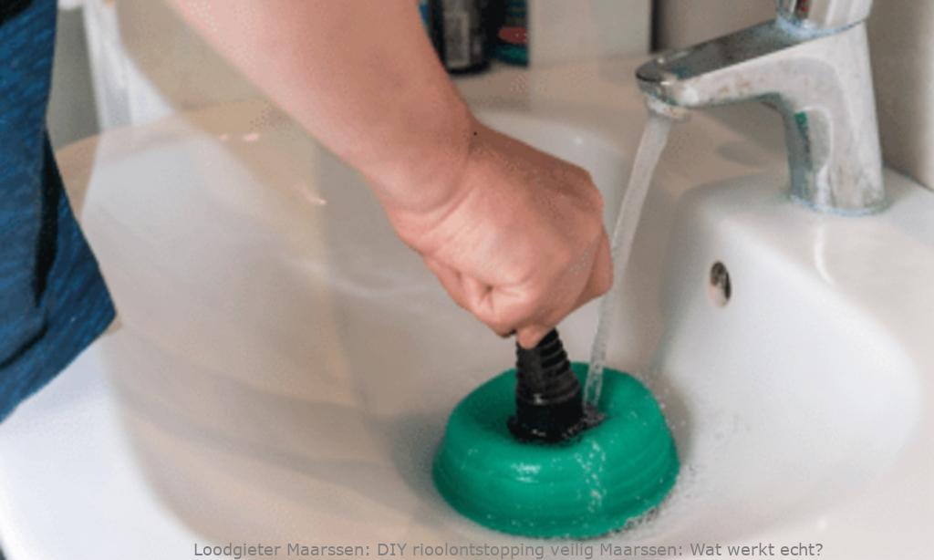 Diy Rioolontstopping Veilig Maarssen