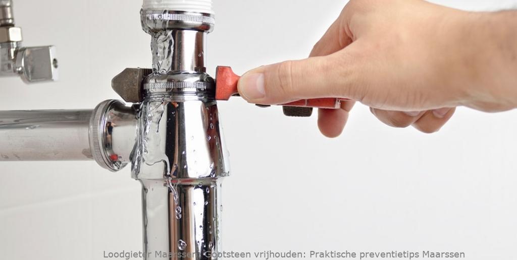 Gootsteen Preventietips Verstopping Maarssen