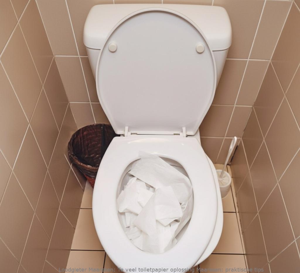 Te Veel Toiletpapier Oplossing Maarssen